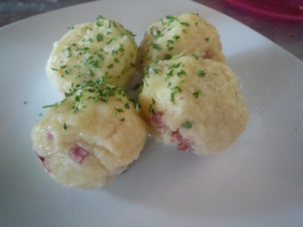 Speck Kartoffel Knödel Rezept mit Bild kochbar.de