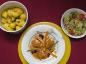 Lotte in Safransoße mit Morcheln und Salzkartoffeln - Rezept