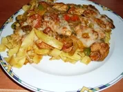 Hähnchenragout überbacken - Rezept
