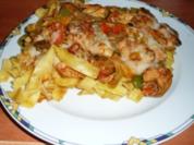 Hähnchenragout überbacken - Rezept