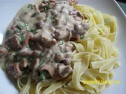 Pasta:  Pfifferlingsragout mit Tagliatelle - Rezept