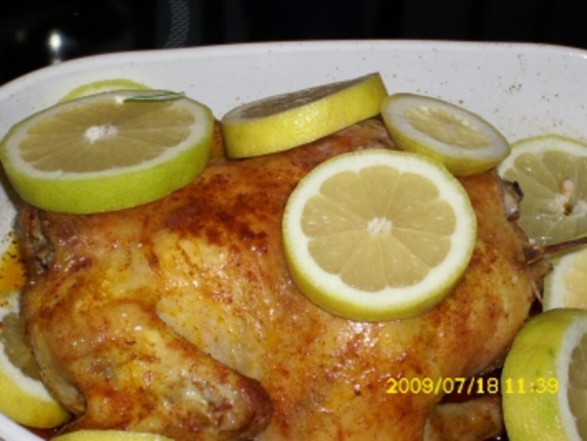 Fleisch:  Rosmarin-Zitronen-Hähnchen - Rezept - Bild Nr. 2