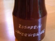 Sauerkirsch- Rosmarin - Konfitüre - Rezept