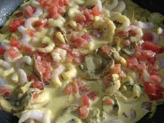 Garnelen in Champignon-Safran-Sauce - Rezept - Bild Nr. 4