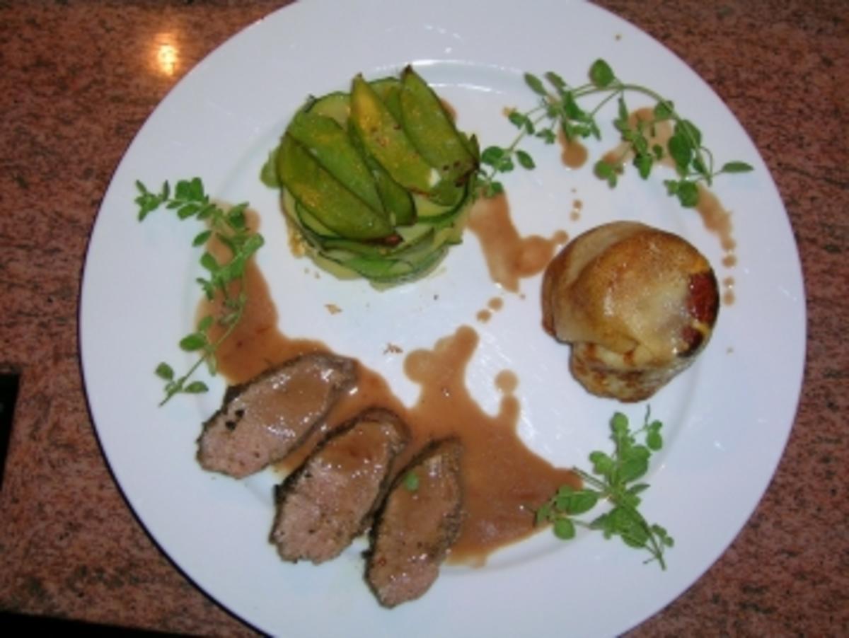 Pfannkuchenbeutel gefüllt (wurde in meinen Rezept Roastbeef erwähnt) hie:r mit Pfifferlingen Aber auch andere Füllungen - je nach Gericht - sind möglich - Rezept - Bild Nr. 4