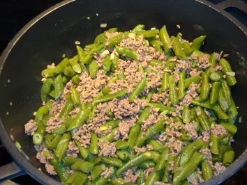 Bohnen-Hackfleisch-Gemüse - Rezept - Bild Nr. 8