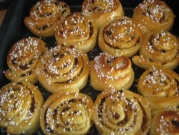 Hefe-Apfelschnecken - Rezept