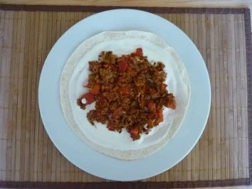 Wraps mit Hackfleichfüllung - Rezept - Bild Nr. 4