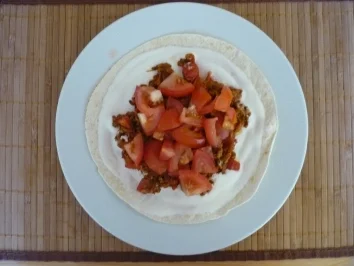 Wraps mit Hackfleichfüllung - Rezept - Bild Nr. 5