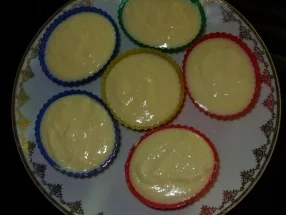 Rezept: Vanillepudding-Törtchen auf Fruchtspiegel Bild Nr. 3 Vanillepudding-Törtchen auf Fruchtspiegel - Rezept - Bild Nr. 3