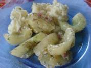 Kartoffelpüree mit Schmorgurken - Rezept