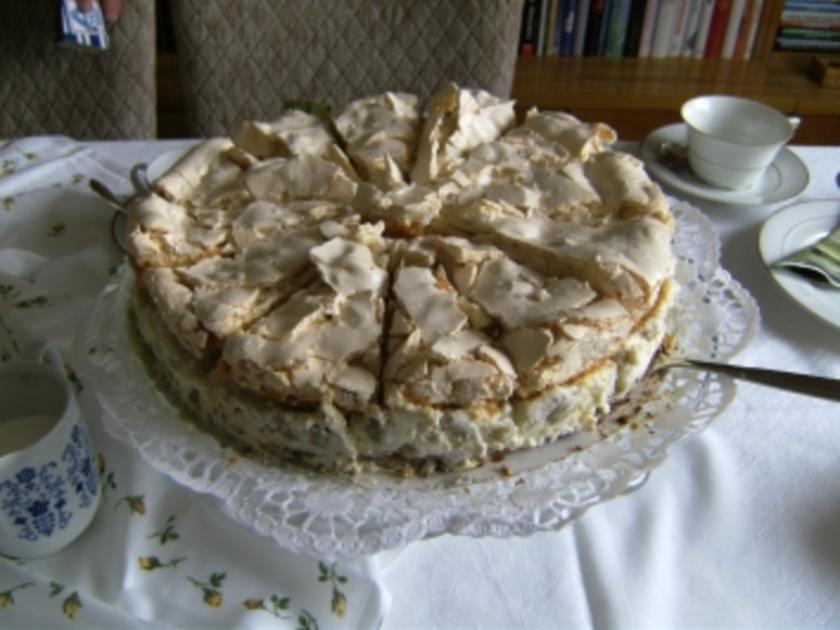 TORTE Stachelbeer-Baiser-Torte á la Tante Bärbel - einfach - 313 kcal/100g