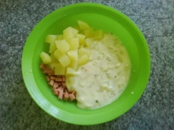 Rezept: HAUPTSPEISE: Neuburger mit Gurkensauce und Kartoffeln HAUPTSPEISE: Neuburger mit Gurkensauce und Kartoffeln - Rezept