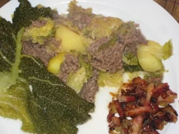 Wirsing-Hack-Lasagne - Rezept