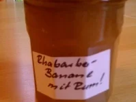 Rhabarber - Banane - Rum - Konfitüre - Rezept