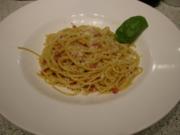 Carbonara zu Spaghetti - Rezept