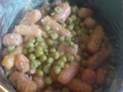 Erbsen und Karotten, blitzschnell - Rezept