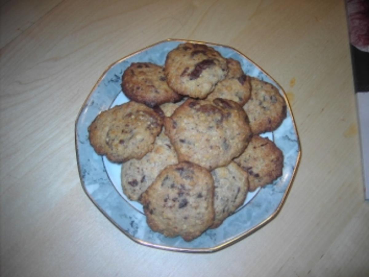 Schoko-Hafer-Cookies - Rezept mit Bild - kochbar.de