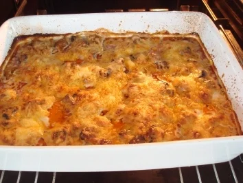 Überbackene Rahmschnitzel aus dem Ofen mit Nudeln - Rezept - Bild Nr. 5