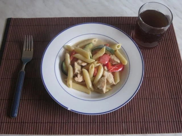 Rezept: Bunte Nudelpfanne mit Pute Bild Nr. 2 Bunte Nudelpfanne mit Pute - Rezept - Bild Nr. 2