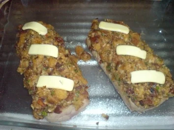 Schweinefilet mit Tomate-Basilikum-Kruste und Polentaplätzchen - Rezept - Bild Nr. 6