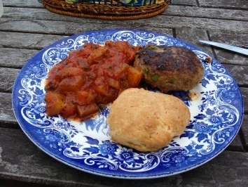 Albondigas con Pepinillos y Tomate mit Boxty´s - Rezept - Bild Nr. 10