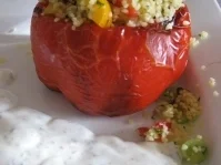 gegrillte Paprika gefüllt - Rezept