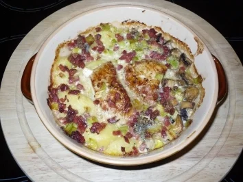 Rezept: Putenfilet-Schlemmer-Töpfchen Putenfilet-Schlemmer-Töpfchen - Rezept