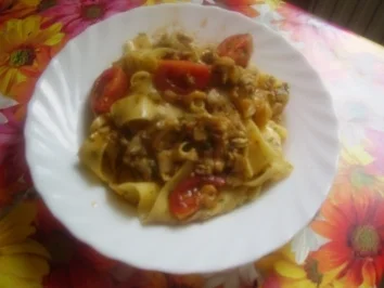 Meeresfrüchte mit Bandnudeln - Rezept