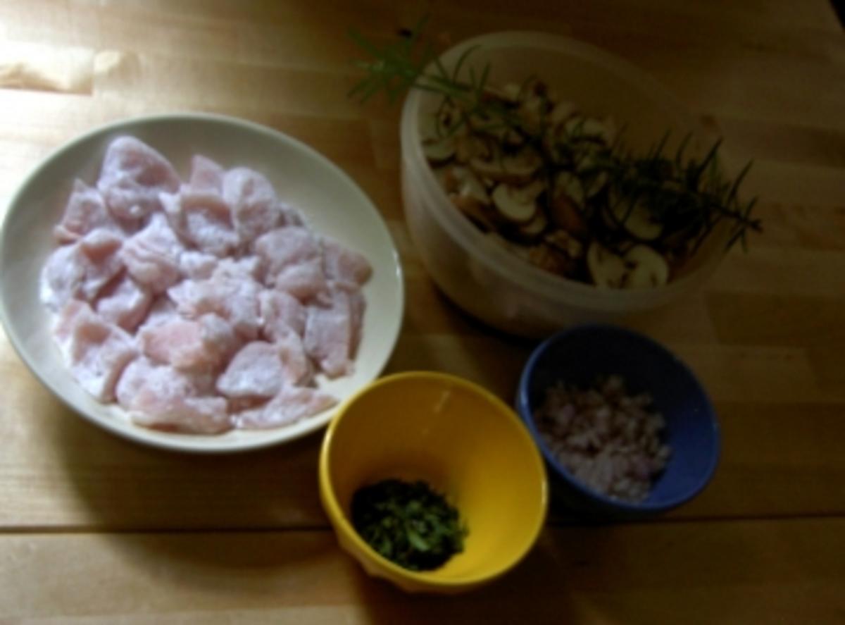 Pikantes Hähnchen-Champignon-Geschnetzeltes - Rezept - Bild Nr. 2