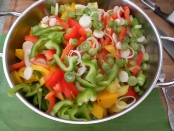 Kürbis-Kartoffelsalat, asiatisch - Rezept - Bild Nr. 4