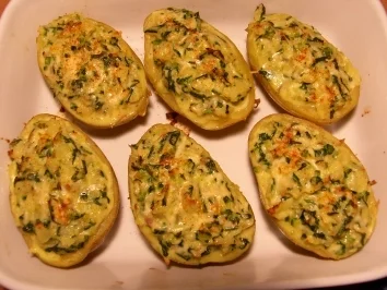 Rezept: Kartoffel mit Rucolafüllung Bild Nr. 2 Kartoffel mit Rucolafüllung - Rezept - Bild Nr. 2