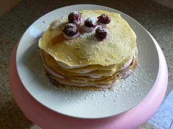 Crepe trifft auf einen Traum von Kirsche - Rezept - Bild Nr. 3