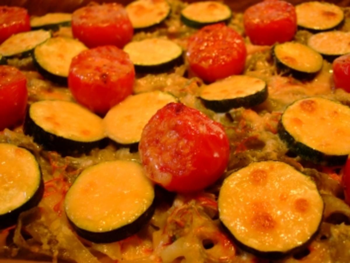 NUDELAUFLAUF mit Zucchini & Tomaten - Rezept - Bild Nr. 5