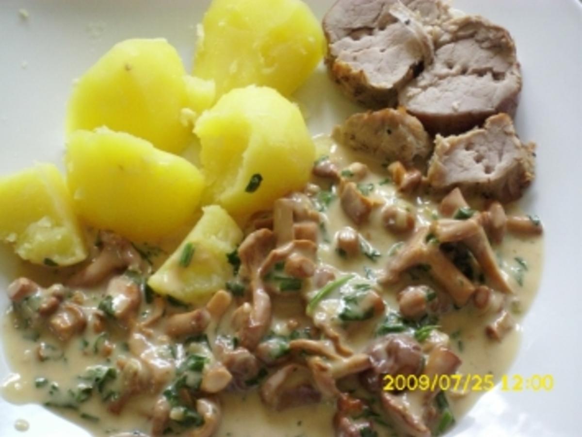 Fleisch: Schweinelendchen bei 80 Grad mit Pfifferlingen - Rezept ...