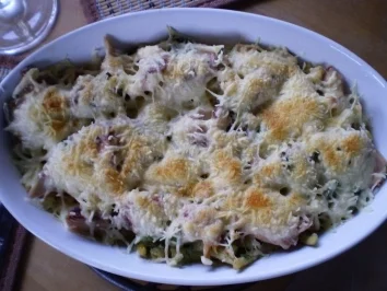 Rezept: Auflauf- Wachsbohnen mit Räucherforelle Bild Nr. 5 Auflauf- Wachsbohnen mit Räucherforelle - Rezept - Bild Nr. 5