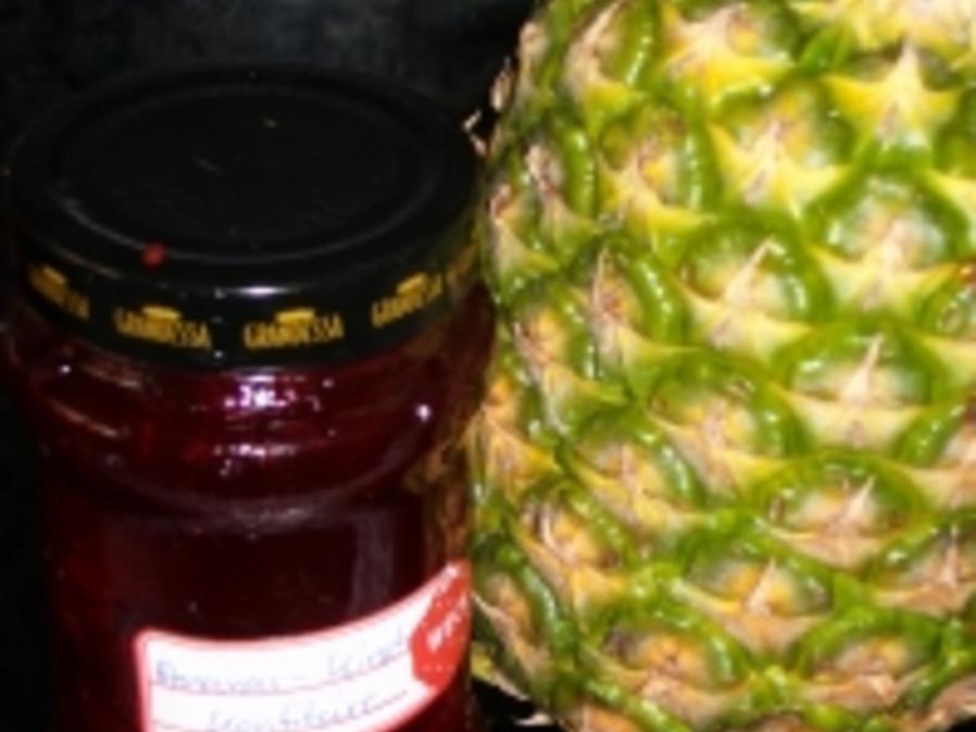 Ananas-Kirsch-Konfitüre - Rezept mit Bild - kochbar.de