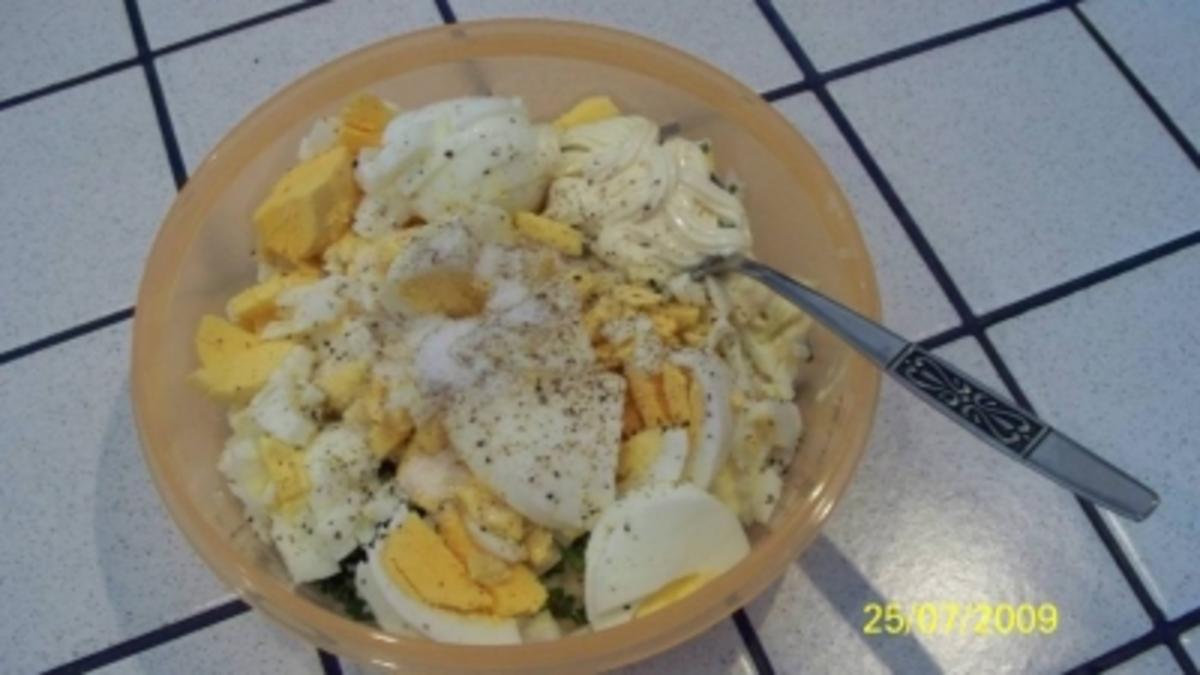 Eiersalat mit Estragon und Schnittlauch - Rezept - Bild Nr. 5