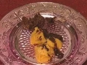 Mangosorbet mit heißer Schokosoße - Rezept