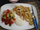 Calamaris mit leichter Aioli - Rezept