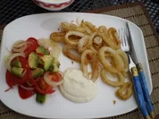 Calamaris mit leichter Aioli - Rezept