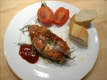 Gewickelte Rosmarin-Hähnchenbrust - Rezept