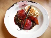 Pochierte Vanille-Nektarinen - Rezept