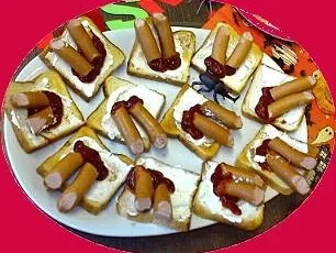Partysnacks (Abgehakte Finger) - Rezept
