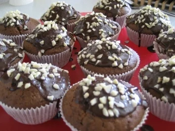 Dinkel Schoko Muffins - Rezept