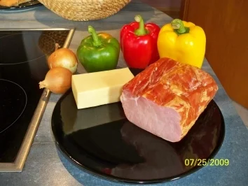 Rezept: Gratiniertes Kasseler-Paprika Bild Nr. 2 Gratiniertes Kasseler-Paprika - Rezept - Bild Nr. 2