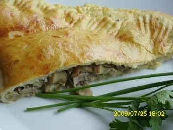 Herzhaftes Gebäck:  Restecalzone am Samstagabend - Rezept