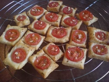 Fingerfood "Tomaten-Quadrate" - Rezept