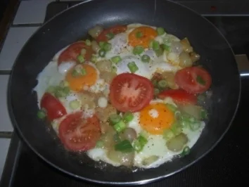 Rezept: Inges-Sonntags - Frühstückspfanne Inges-Sonntags - Frühstückspfanne - Rezept