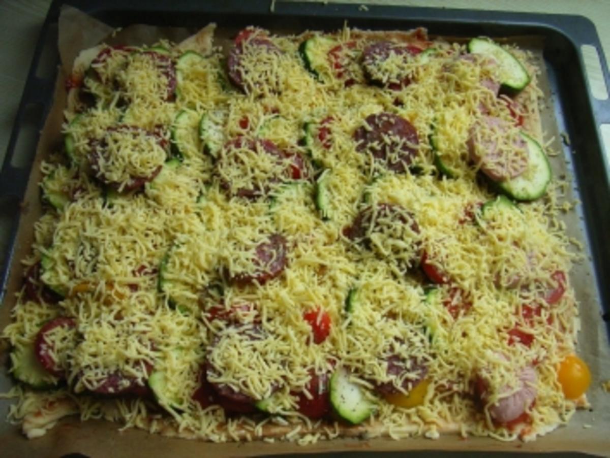 Pizza "Gestern und Heute" - Rezept